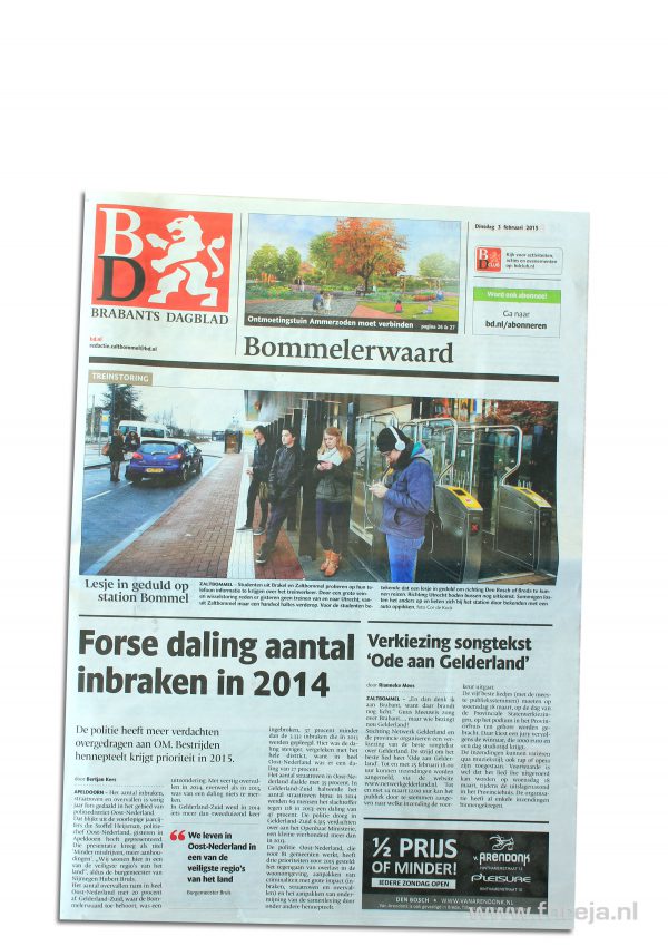 2015-01-Brabants Dagblad, 3 februari 2015, p.26-27 - Kweektuin voor kruisbestuiving a - Fhreja - Ontwerpbureau Groene Leefomgeving
