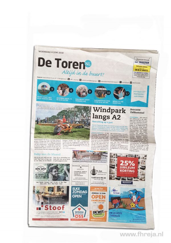 2018-09-De Toren, w. 23, 6 juni 2018, p.7 - Klimaatadaptief Column - Fhreja - Ontwerpbureau Groene Leefomgeving