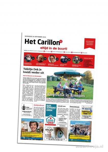 2018-12-Het Carillon, w. 39, 26 september 2018, p.11 - Burendag in de Ontmoetingstuin - Fhreja - Ontwerpbureau Groene Leefomgeving