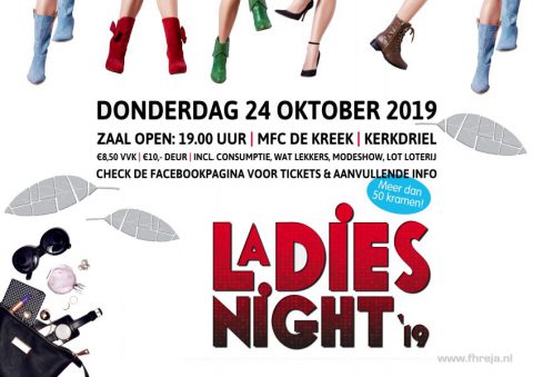 Fhreja Ontwerpbureau Groene Leefomgeving op Ladies Night 24 oktober 2019 de Kreek Kerkdriel